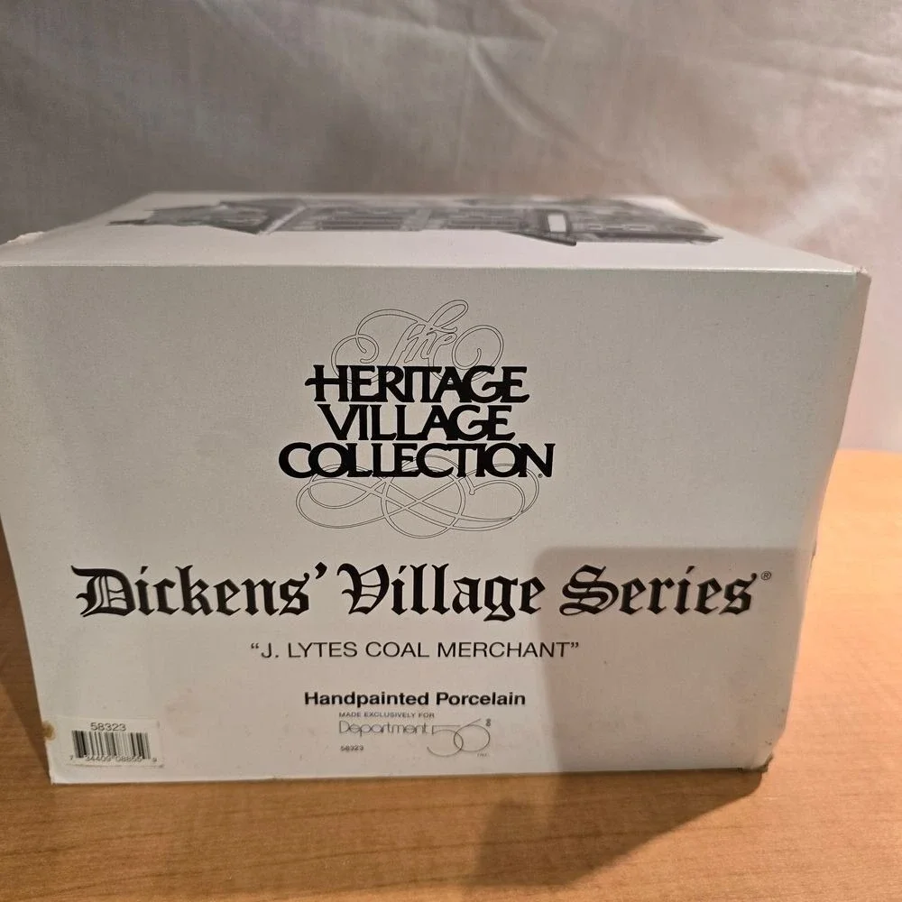 Department 56 J. LYTES‎ COAL MERCHANT Heritage Dickens' Village Series Retired!